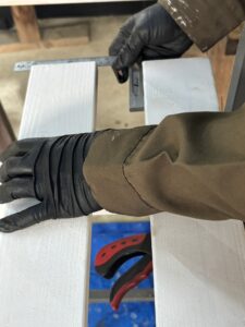 等間隔になるように測る